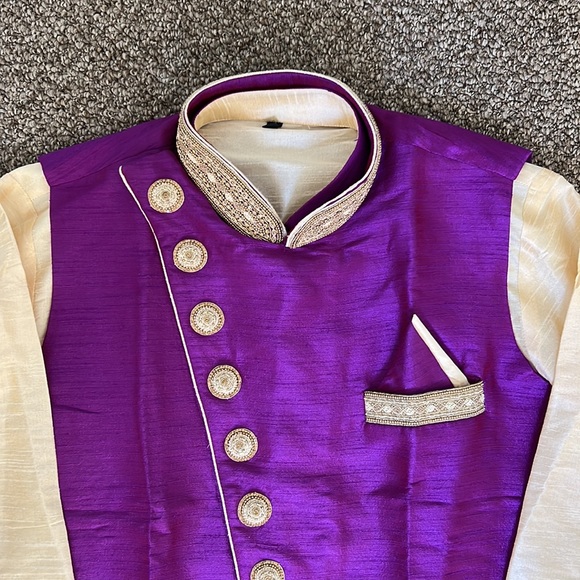 Indian sherwani/kurta wedding guest, M - Picture 2 of 5